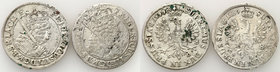 Germany / Prussia
Germany, Prusy. Fryderyk III. Ort (18 groszy) 1699 S-D, Krolewiec / Konigsberg, group 2 coins 
Ładne egzemplarze. Patyna.Neumann 1...