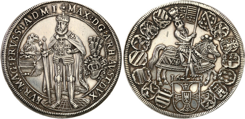 Germany / Prussia
Germany. Deutsche Orden. Maximilian I (1585-1590-1618). Talar...
