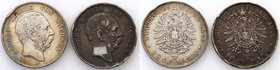 Germany / Prussia
Germany, Saksonia. 5 mark 1875 E, group 2 coins 
Zestaw 2 monet. Patyna.Jaeger 97
Waga/Weight: Ag Metal: Średnica/diameter: 
Sta...