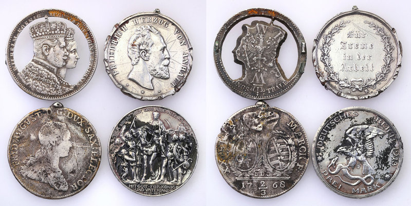 Germany / Prussia
Germany. group 4 coins 
Monety zmęczone obiegiem. Jedna prze...