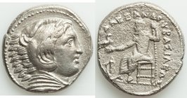 MACEDONIAN KINGDOM. Alexander III the Great (336-323 BC). AR tetradrachm (24mm, 16.32 gm, 11h). good VF. Early posthumous issue of 'Amphipolis', by An...