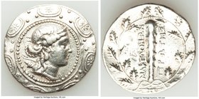 MACEDON UNDER ROME. First Meris. Ca. 167-149 BC. AR tetradrachm (32mm, 16.72 gm, 11h). VF, brushed, edge filing, heavy tooling. Diademed and draped bu...