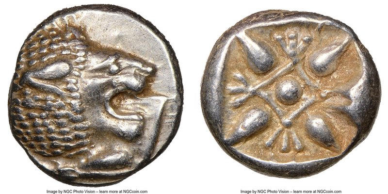 IONIA. Miletus. Ca. late 6th-5th centuries BC. AR obol or 1/12 stater (10mm). NG...