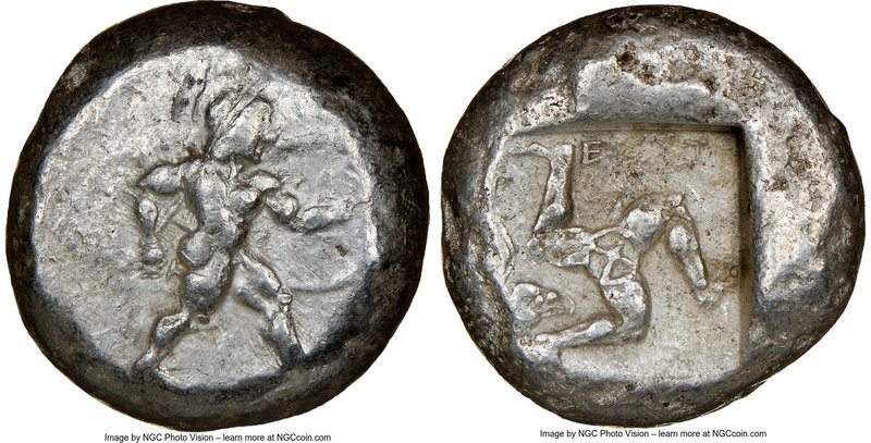 PAMPHYLIA. Aspendus. Ca. mid-5th century BC. AR stater (18mm, 9h). NGC Choice Fi...