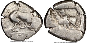 CYPRUS. Marion. Sasmas (ca. 470-450 BC). AR stater (23mm, 10h). NGC Choice Fine. Sasmas, son of Doxandros (Cypriot syllabic script, illegible), lion s...