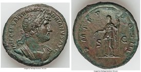 Hadrian (AD 117-138). AE sestertius (36mm, 26.98 gm, 5h). VF, tooled, smoothed. Rome, ca. 119-122. MP CAESAR TRAIAN HADRIANVS AVG, laureate, cuirassed...