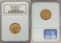 Victoria gold Sovereign 1855-SYDNEY F15 NGC, Sydney mint, KM2. Two year type, scarce date. 

HID09801242017