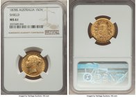 Victoria gold "Shield" Sovereign 1878-SYDNEY MS61 NGC, Sydney mint, KM6.

HID09801242017