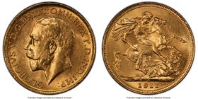 George V gold Sovereign 1911-S MS63 PCGS, Sydney mint, KM29, S-4003. AGW 0.2355 oz. 

HID09801242017