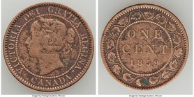 2-Piece Lot of Uncertified Assorted Cents, 1) Victoria Cent 1859 - Fine (Cleaned), KM1 2) George V Cent 1936 - UNC, KM28 From the George Hans Cook Col...
