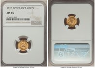 Republic gold 2 Colones 1915-(P) MS65 NGC, Philadelphia mint, KM139.

HID09801242017