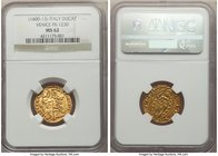 Michael Steno gold Ducat ND (1400-1413) MS62 NGC, Fr-1230.

HID09801242017