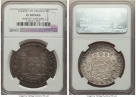 Charles III 8 Reales 1764 Mo-MF XF Details (Surface Hairlines) NGC, Mexico City mint, KM105. Old collection gunmetal gray and argent toning. 

HID0980...