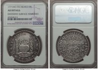 Charles III 8 Reales 1771 Mo-FM AU Details (Excessive Surface Hairlines) NGC, Mexico City mint, KM105. Cleaned with minimal wear.

HID09801242017