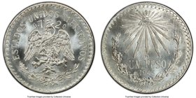 Estados Unidos Peso 1943-M MS67 PCGS, Mexico City mint, KM455. Untoned with reflective cartwheel luster. 

HID09801242017