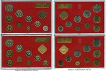 USSR 8-Piece Lot of Uncertified Assorted Mint Sets UNC, 8-Piece Lot of Uncertified USSR Mint Sets as follows: 2-1974, 2-1978, 1-1979, 1-1987, 1-1990, ...