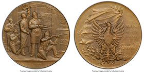 Confederation 2-Piece Lot of Assorted Shooting Medals PCGS, 1) bronze Matte Specimen Medal 1898 - SP66, Richter-970e, Martin-526. Neuchatel Shooting F...