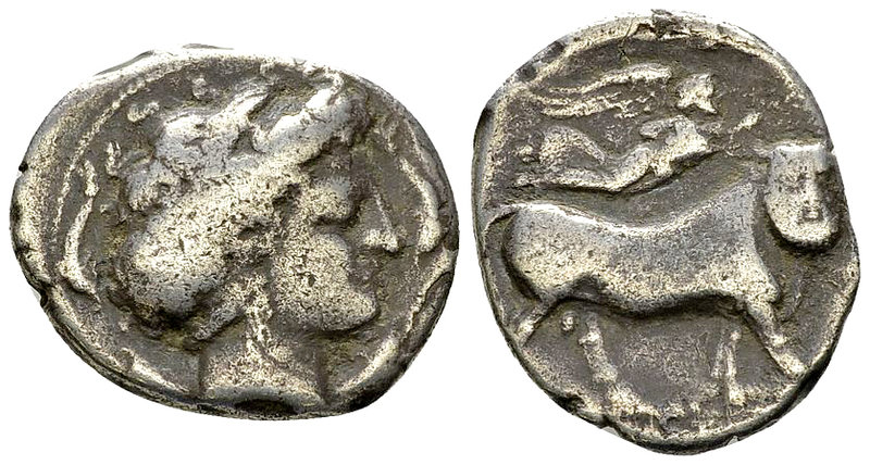 Neapolis AR Didrachm, c. 320-300 BC 

Campania, Neapolis. AR Didrachm (19-21 m...