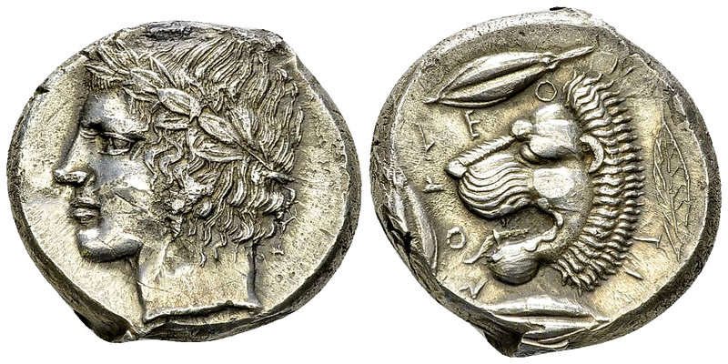 Leontinoi AR Tetradrachm, c. 430-425 BC, FDC 

Sicily, Leontinoi. AR Tetradrac...