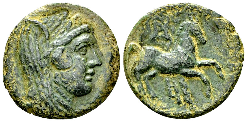 Siculo-Punic AE Unit, c. 213-211 BC 

Sicily, Siculo-Punic issues. AE Unit (20...