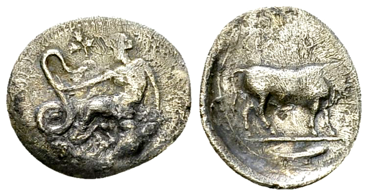 Selinos AR Litra, c. 417-409 BC 

Sicily, Selinos. AR Litra (12-14 mm, 0.66 g)...