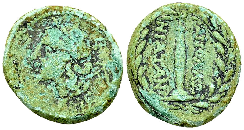 Apollonia AE22, c. 100-50 BC 

Illyria, Apollonia. AE22 (8.11 g), c. 100-50 BC...