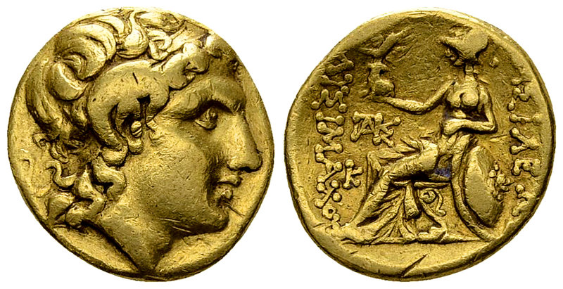 Lysimachos AV Stater, uncertain mint 

Kingdom of Thrace. Lysimachos (323-281 ...