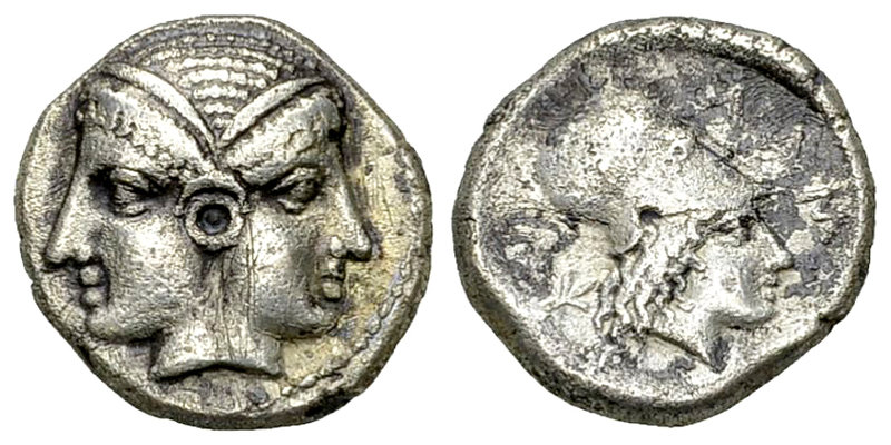 Lampsacus AR Diobol, 4th-3rd century BC 

Mysia, Lampsacus. AR Diobol (12 mm, ...