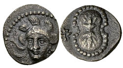 Balakros AR Obol, 333-323 BC 

Cilicia, Tarsos. Balakros, Satrap of Cilicia (333-323 BC). AR Obol (10 mm, 0.68 g).
Obv. Helmeted head of Athena fac...