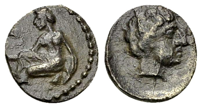 Incerti AR Obol, c. 4th century BC 

Cilicia, Incerti. AR Obol (10 mm, 0.60 g)...