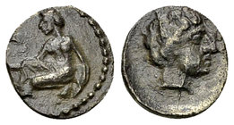 Incerti AR Obol, c. 4th century BC 

Cilicia, Incerti. AR Obol (10 mm, 0.60 g), c. 4th century BC.
Obv. Female kneeling left, casting astragaloi.
...