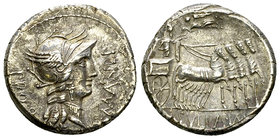 L. Cornelius Sulla Imperator with L. Manlius Torquatus Proquaestor AR Denarius, 82 BC 

L. Cornelius Sulla Imperator with L. Manlius Torquatus Proqu...