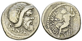 C. Vibius C.f. C.n. Pansa Caetronianus AR Denarius, 48 BC 

C. Vibius C.f. C.n. Pansa Caetronianus. AR Denarius (18 mm, 3.77 g), Rome, 48 BC.
Obv. ...