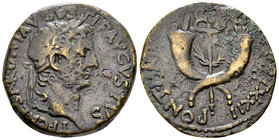 Tiberius AE Dupondius, Commagene 

Tiberius (14-37 AD). AE Dupondius (28-29 mm, 13.56 g), Commagene, 19-20.
Obv. TI•CAESAR•DIVI• AVGVSTI•F AVGVSTVS...