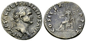 Vespasianus AR Denarius, Pax reverse 

Vespasianus (69-79). AR Denarius (18-19 mm, 2.71 g), Rome, 70.
Obv. IMP CAESAR VESPASIANVS AVG, Laureate hea...