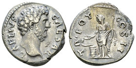 Aelius AR Denarius, Salus reverse 

Hadrianus (117-138 AD) for Aelius Caesar. AR Denarius (18 mm, 3.47 g), Rome, 137.
Obv. L AELIVS CAESAR, Head, b...
