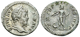 Septimius Severus AR Denarius, Jupiter reverse 

Septimius Severus (193-211 AD). AR Denarius (18-20 mm, 3.59 g), Rome, 205.
Obv. SEVERVS PIVS AVG, ...