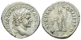 Caracalla AR Denarius, Libertas reverse 

Caracalla (198-217 AR). AR Denarius (18 mm, 3.26 g), Rome, 213.
Obv. ANTONINVS PIVS AVG BRIT, Laureate he...