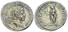 Caracalla AR Denarius, Genius Senatus reverse 

Caracalla (198-217 AR). AR Denarius (19-20 mm, 3.14 g), Rome, 214.
Obv. ANTONINVS PIVS AVG GERM, La...