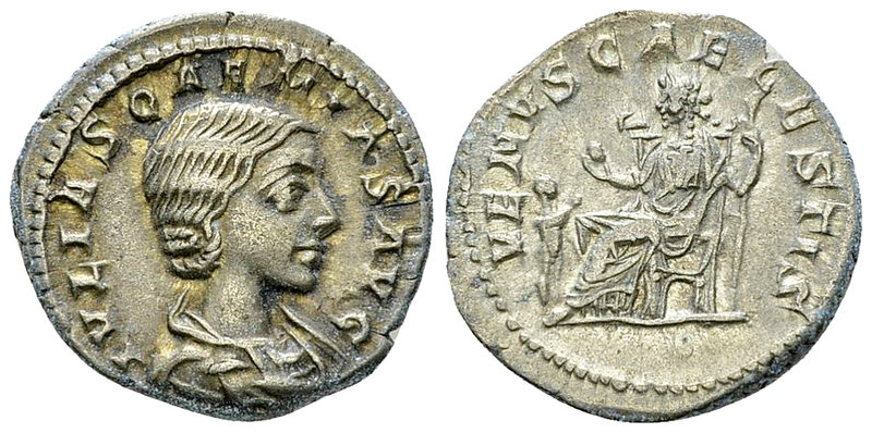 Iulia Soaemias AR Denarius, Venus reverse 

Elagabalus (218-222 AD) for Iulia ...