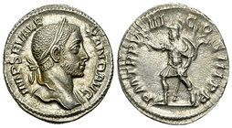 Severus Alexander AR Denarius, Mars reverse 

Severus Alexander (222-235 AD). AR Denarius (18-20 mm, 3.77 g), Rome, 228/229 AD.
Obv. IMP ALEXANDER ...
