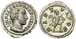 Severus Alexander AR Denarius, Mars reverse 

Severus Alexander (222-235 AD). AR Denarius (20 mm, 2.90 g), Rome.
Obv. IMP ALEXANDER PIVS AVG, Laure...