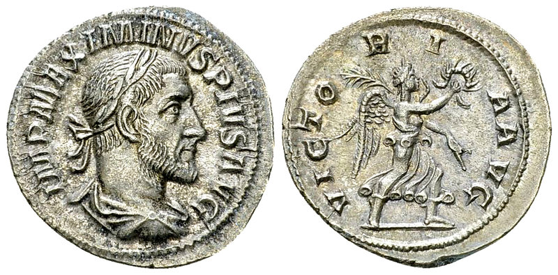 Maximinus I Thrax AR Denarius, Victory reverse 

Maximinus I Thrax (235-238 AD...