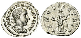 Gordianus III Pius AR Denarius, Venus reverse 

Gordianus III Pius (238-244 AD). AR Denarius (19-21 mm, 3.32 g), Rome.
Obv. IMP GORDIANVS PIVS FEL ...
