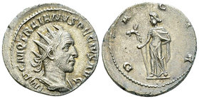 Traianus Decius AR Antoninianus, Dacia reverse 

Traianus Decius (249-251 AD). AR Antoninianus (22 mm, 4.12 g), Rome.
Obv. IMP C M Q TRAIANVS DECIV...