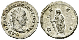 Traianus Decius AR Antoninianus, Dacia reverse 

Traianus Decius (249-251 AD). AR Antoninianus (21-22 mm, 4.59 g), Rome.
Obv. IMP C M Q TRAIANVS DE...
