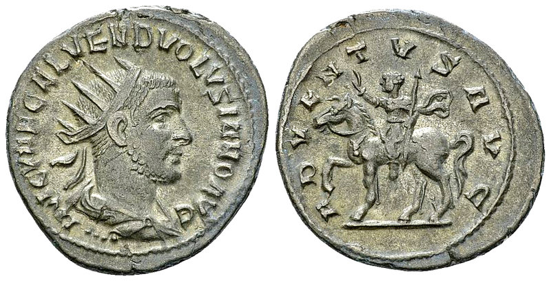 Volusianus AR Antoninianus, Adventus reverse 

Volusianus (251-253 AD). AR Ant...