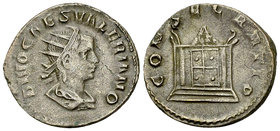 Divus Valerianus II BI Antoninianus, Altar reverse 

Divus Valerian II (died 258). BI Antoninianus (20-21 mm, 3.60 g), Consecration issue, struck un...