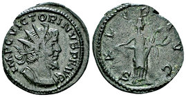 Victorinus AE Antoninianus, Salus reverse 

Victorinus (269-271 AD). AE Antoninianus (21-22 mm, 3.21 g), Cologne, c. 269/270 AD.
Obv. IMP C VICTORI...