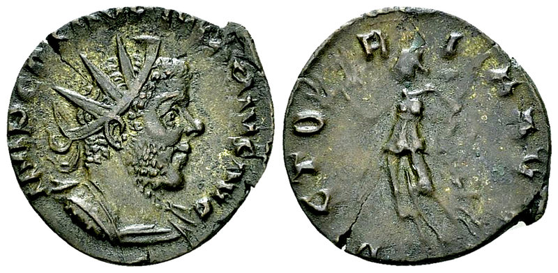 Marius AE Antoninianus, Victory reverse 

Marius (269 AD). AE Antoninianus (18...